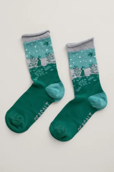 Socken - Snowy Scenes Socks - Estate Thicket