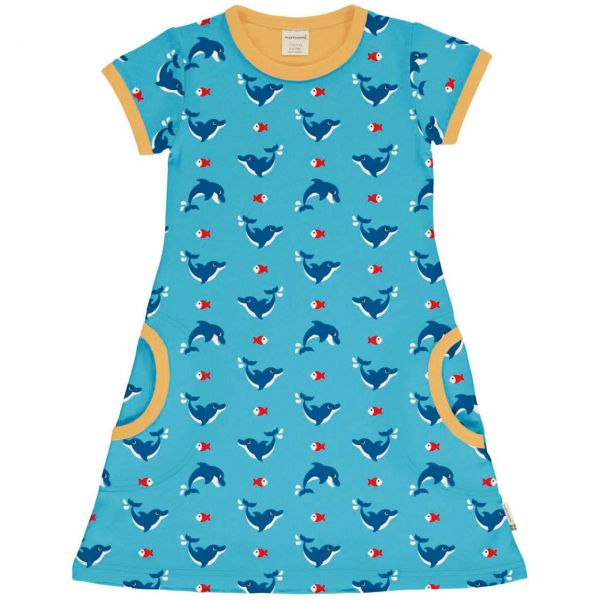 Kinderkleid - Dress SS DOLPHIN - Delphin