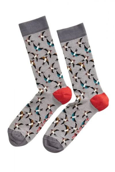 Socken - Men&#039;s Bamboo Arty Socks - Kite&#039;s Carn Stormcloud