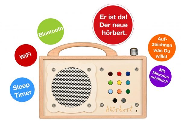 hörbert - Musikbox aus Holz