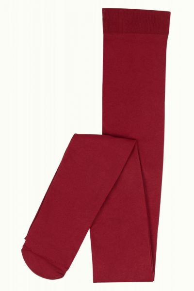 Strumpfhose - Tights Solid - Cabernet Red